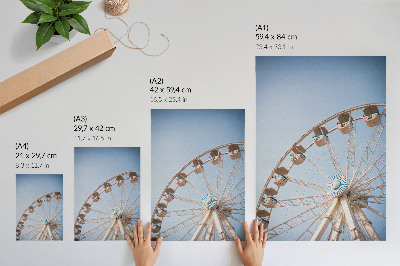 Poster En cirkel mot himlen, elegans, harmoni, enkelhet