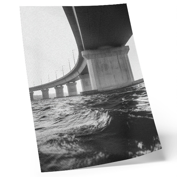 Affisch Minimalism broarkitektur modernitet