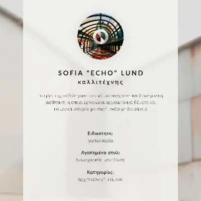 Poster med geometriska paneler av metall och rost