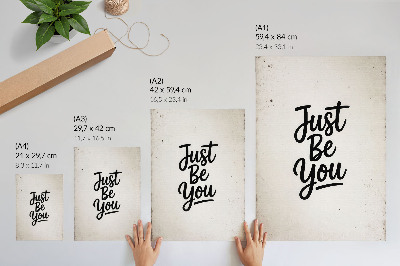Affisch Minimalism, elegans, motivation, svartvit kontrast