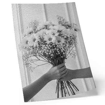 Hållbar väggposter Fina blommor minimalism elegans subtilitet