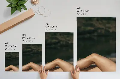 Hållbar väggposter minimalistisk skönhet i naturlig miljö