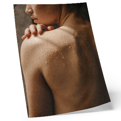 Hållbar väggposter Huddroppar av vatten naturlig elegans