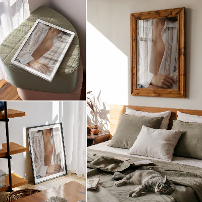 Poster En harmonisk, sensuell komposition av fina linjer