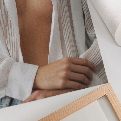 Poster En harmonisk, sensuell komposition av fina linjer