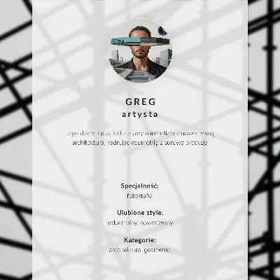 Poster en minimalistisk fasad med upprepade former