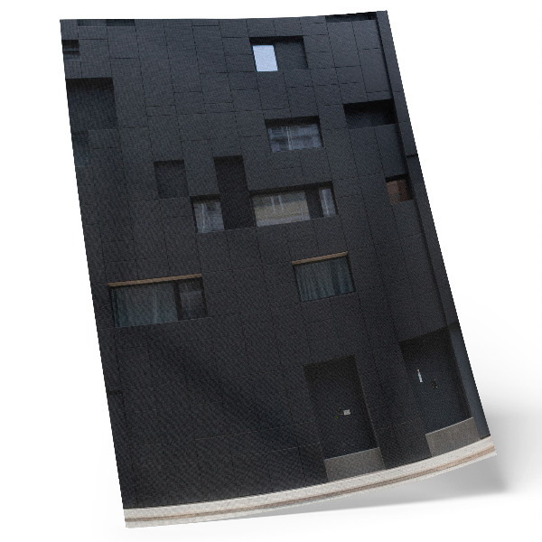 Affisch Minimalistisk fasad geometriska former harmoni