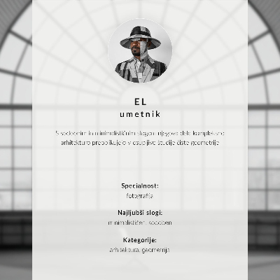 Poster Minimalistisk geometrisk arkitektur