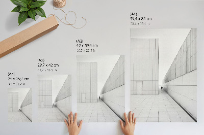 Poster Minimalistisk geometrisk arkitektur