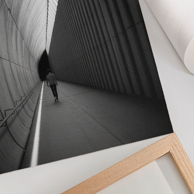 Affisch Minimalistisk tunnel skuggor linjer perspektiv