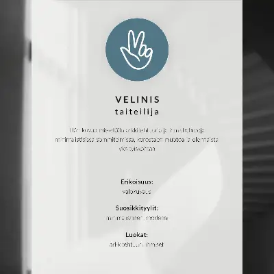 Poster rå geometri i svartvit minimalism