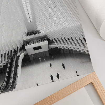 Dekorativ väggaffisch Inredning moderna linjer dynamisk komposition minimalism