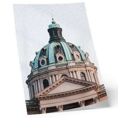 Hållbar väggposter Imponerande kupoldetaljer klassisk arkitektur
