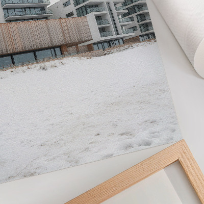 Affisch Moderna byggnader minimalistisk arkitektur