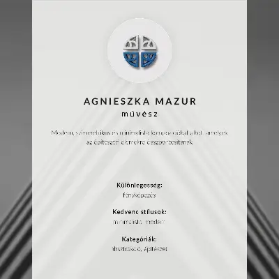 Affisch karuselltorn med dynamisk rörelse i minimalistisk stil