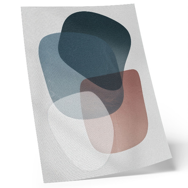 Hållbar väggposter Genomträngande former, elegans, minimalism