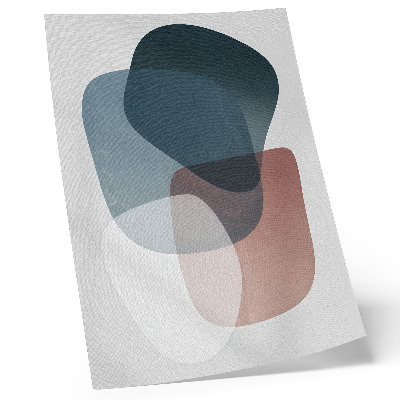 Hållbar väggposter Genomträngande former, elegans, minimalism