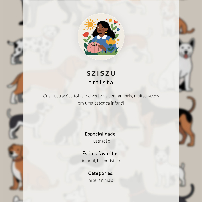 Dekorativ väggaffisch Katt och mus färguppsättning och sagofigurer