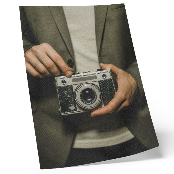 Poster Retro kamerahänder elegant retrostil