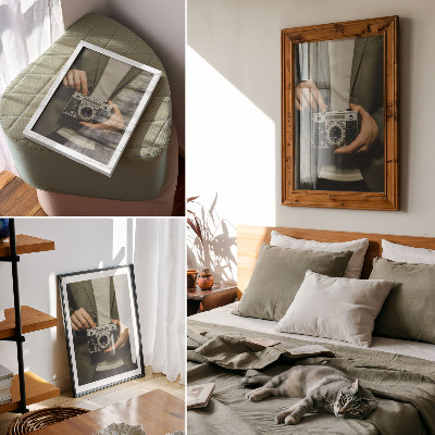 Poster Retro kamerahänder elegant retrostil