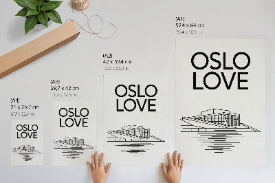 Poster Svartvit kontrasterande modern arkitekturtext
