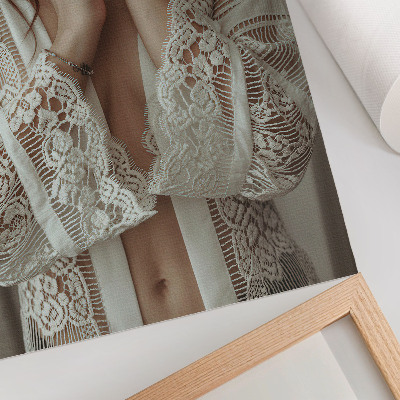 Poster Spets, delikatess, elegans, klassisk, femininitet