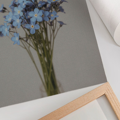 Poster En unik blomkomposition för en modern inredning