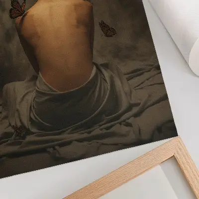 Väggposter med fjärilsmotiv delikat uttryck för elegans och frid