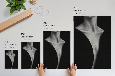 Poster En subtil kombination av svart och vit elegans