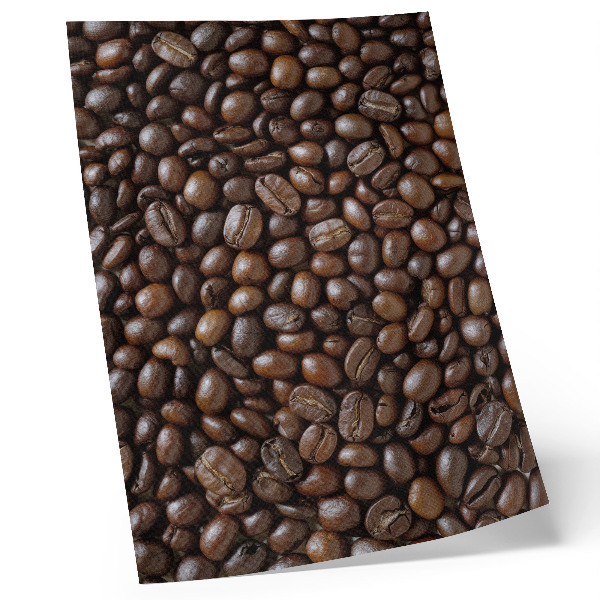 Poster Kaffebönor brun konsistens