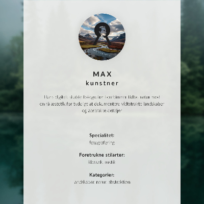 Poster Björkskog i svartvita toner