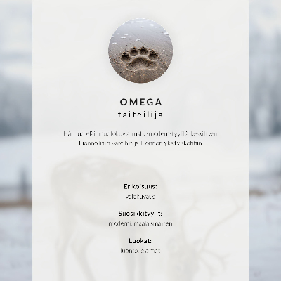 Poster Mörk skogsuggla i rampljuset