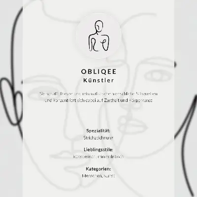 Poster minimalistiskt porträtt med linjekonst föreställande djupa känslor