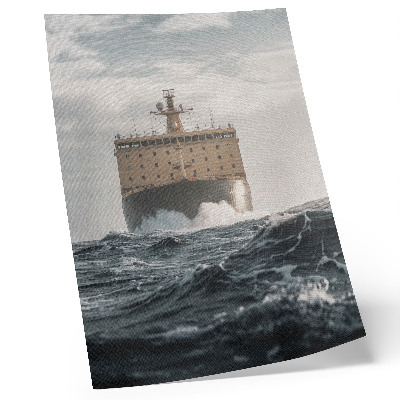 Hållbar väggposter Fartyg till sjöss Minimalism Harmoni och majestät