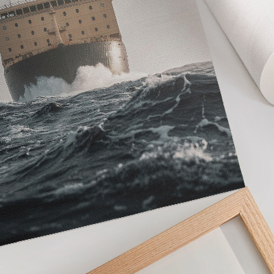 Hållbar väggposter Fartyg till sjöss Minimalism Harmoni och majestät