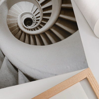 Poster Spiraltrappa modern arkitektur