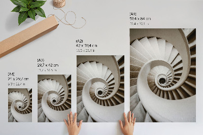 Poster Spiraltrappa modern arkitektur