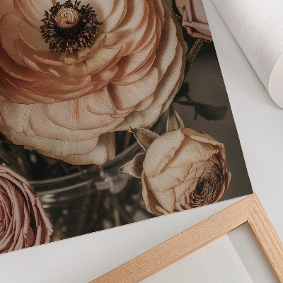 Poster Pastellblommor elegans harmoni sensualitet