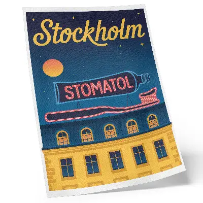Dekorativ väggaffisch neonskylt med modern design som nattlampa
