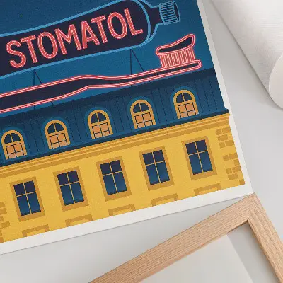 Dekorativ väggaffisch neonskylt med modern design som nattlampa