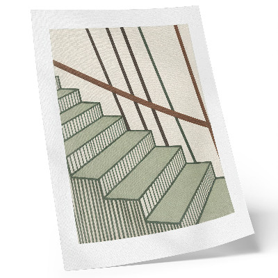 Poster Trappgeometri dynamik minimalism elegans