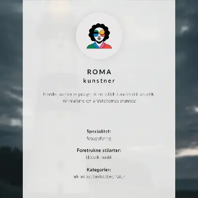 Hållbar väggposter med motiv av gult hus vid berg i enkel och minimalistisk stil