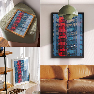 Affisch Modern arkitektur, urban atmosfär, rymlighet