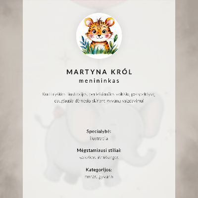 Dekorativ väggaffisch Elefant med ballong barnglädje rosa