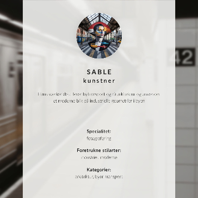 Hållbar väggposter Tåg modern bro himmelsblå katt