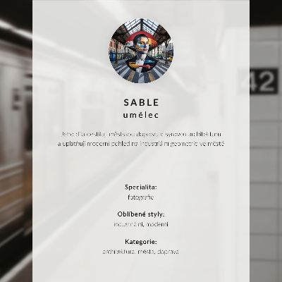 Hållbar väggposter Tåg modern bro himmelsblå katt