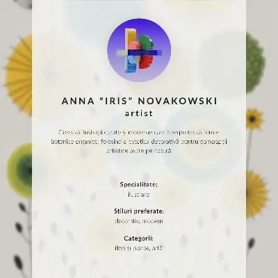 Dekorativ väggposter färgglada cirklar med tunna linjer i modern stil