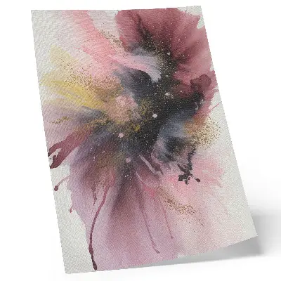 Affisch en explosion av färg och energi i modern stil