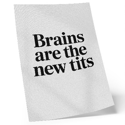Poster Kontrasterande typografimotiv med ett inspirerande budskap