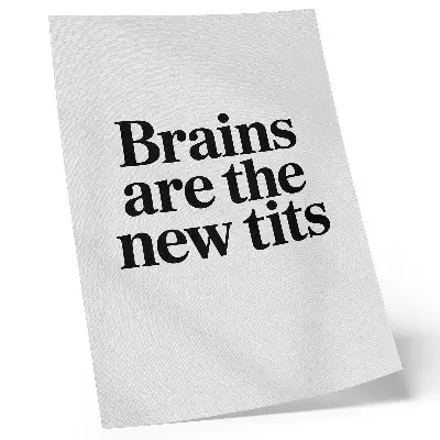 Poster med inspirerande budskap och kontrasterande typografi